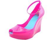 Cape Robbin Deasia Women US 5 Pink Peep Toe Wedge Heel