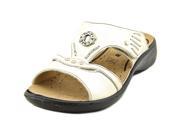 Romika Ibiza 36 Women US 6 Silver Slides Sandal