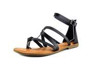 Nine West Jessaboo Women US 6 Black Gladiator Sandal