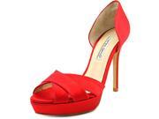 Charles David Seduction Women US 10 Red Peep Toe Platform Heel