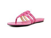 Nine West Outside Women US 8.5 Pink Thong Sandal
