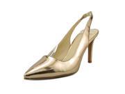 Nine West Casablanc Women US 7.5 Gold Slingback Heel