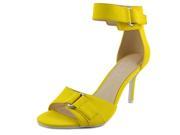 Nine West Gainey Women US 5.5 Yellow Sandals