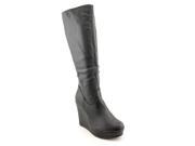 Material Girl Amiee Women US 7.5 Black Knee High Boot