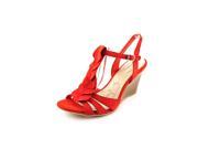 Giani Bernini Adasah Women US 6.5 Red Wedge Sandal