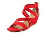 Nine West Hazel Women US 5.5 Red Gladiator Sandal
