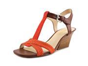 Nine West Geralda Women US 5.5 Orange Sandals