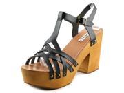 Coolway Chaira Women US 6 Black Platform Sandal