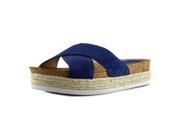 Nine West Amyas Women US 10.5 Blue Slides Sandal