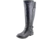 G By Guess Halsey Wide Calf Women US 6.5 W Black Knee High Boot