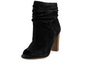 Splendid Jessika Women US 7 Black Peep Toe Ankle Boot