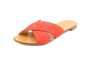 Stuart Weitzman Byway Women US 5.5 Orange Slides Sandal