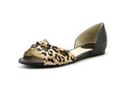 Marc Fisher Dalan 4 Women US 5.5 Black Peep Toe Flats