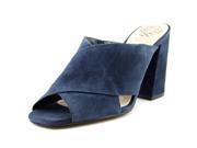 Vince Camuto Jevan Women US 6.5 Blue Peep Toe Sandals