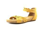 Giani Bernini Jhene Women US 6.5 Yellow Gladiator Sandal
