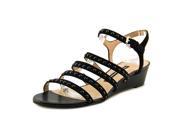 French Connection Winetta Women US 8.5 Black Sandals
