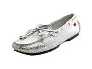 Marc Joseph Cypress Hill Women US 6 Silver Loafer