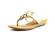 Alfani Forray Women US 6.5 Gold Thong Sandal