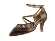 Capezio Gabriella Womens Size 5 Bronze Leather Dance Shoes
