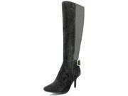 Calvin Klein Julietta Wide Calf Women US 6.5 Black Knee High Boot