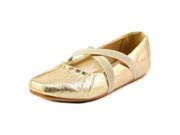 Hush Puppies Brenna Youth US 1 Gold Mary Janes
