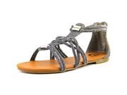 G By Guess Learn2 Women US 8.5 Silver Sandals