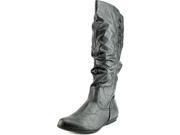 White Mountain Francie Wide Calf Women US 11 W Black Knee High Boot