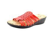Easy Street Jana Women US 7.5 Red Slides Sandal