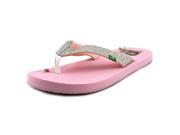 Sanuk Yogo Glitter Youth US 6 Pink Flip Flop Sandal