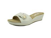 Anne Klein Sport Itemize Women US 8 White Slides Sandal