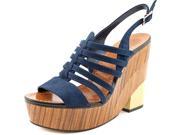 Vince Camuto Onia Women US 8.5 Blue Wedge Sandal