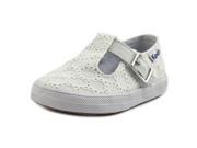 Keds T Strappy Youth US 4 White Mary Janes