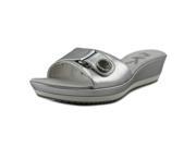 Anne Klein Sport Itemize Women US 8 Silver Slides Sandal