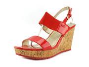 Bandolino Annika Women US 9.5 Red Wedge Sandal