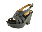 Chaps Jaida Women US 8.5 Black Wedge Sandal