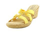 Easy Street Lauria Women US 11 Yellow Wedge Sandal
