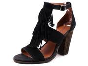 Lucky Brand Leesha Women US 8.5 Black Sandals