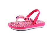 Roxy TW Pebbles V Sandal Toddler US 6 Pink Thong Sandal