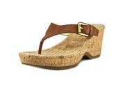 Lauren Ralph Lauren Oralee Women US 7.5 Brown Wedge Sandal