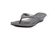 Kenneth Cole Reaction Great Time Women US 7.5 Silver Wedge Sandal
