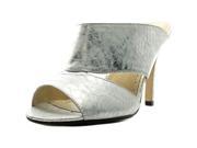 Adrienne Vittadini Gunn Women US 6 Silver Sandals