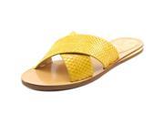 Vince Camuto Vido Women US 6 Yellow Slides Sandal