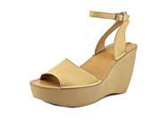 Kenneth Cole Reaction Kind Ly Women US 9.5 Tan Wedge Sandal