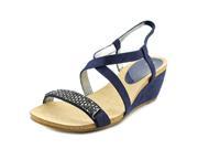 Anne Klein Jasia Women US 9.5 Blue Wedge Sandal