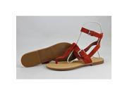 Marc Fisher Reily Women US 7.5 Red Thong Sandal