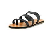 BC Footwear Peanut Women US 11 Black Slides Sandal