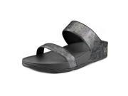 FitFlop Lulu Women US 10 Black Slides Sandal