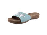 NaturalSoul by Naturalizer Arial Women US 9 Blue Slides Sandal