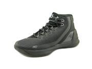 Under Armour GS Curry 3 Youth US 7 Black Basketball Shoe