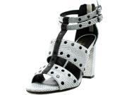 Nicole Miller Jagger Women US 7.5 Black Sandals